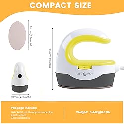 HTVRONT Heat Press Mini Heat Press Machine, Small