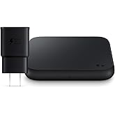 SAMSUNG Wireless Charger Fast Charge Pad (2021), Universally Compatible with Qi Enabled Phones (US Version), Black, 9W