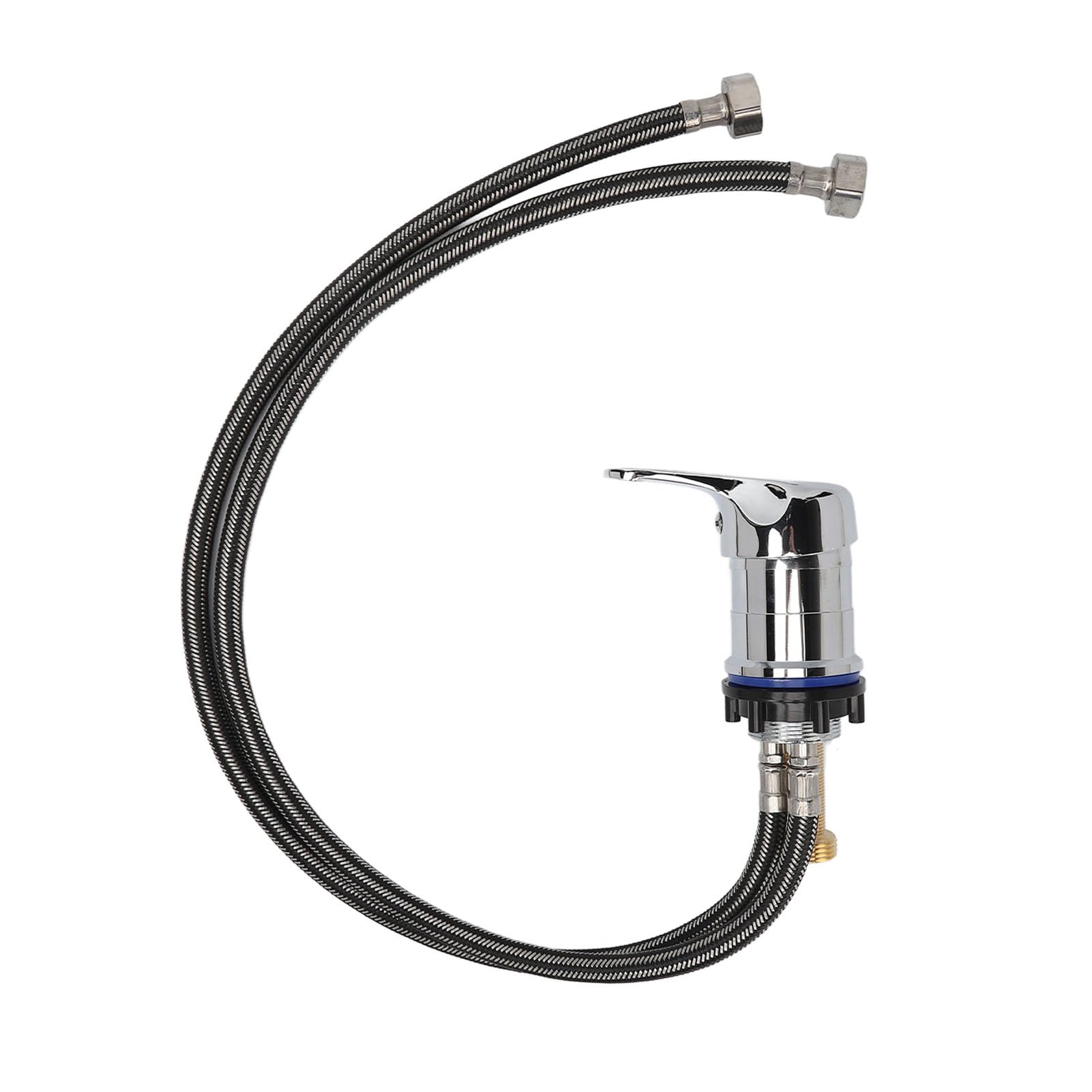 Sonew Shampoo Bowl Faucet, Zinc Alloy Salon Shampoo Basin Mixer Sprayer with 70cm Tube Replacement Hot Cold Mixer Faucet for Hair Salon