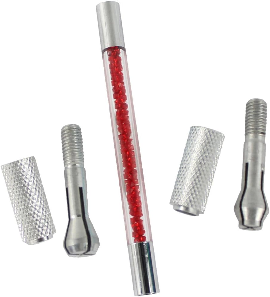 Xiaoyu 3 in 1 Crystal Multifunction Manual Tattoo Permanent Makeup Eyebrow Pen Microblading Pen - Red - Image 3