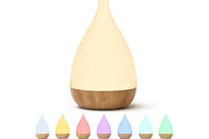 SoulOrigin Essential Oil Diffuser, Automatic Water Shortage Protection Home Aromatherapy Diffuser, 8-Color Light and Ultra Qu