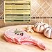 Meat Thermometer Magnet - Refrigerator Temp Grill Magnet - Temperature BBQ Chart - Cooking Guide - Kitchen Conversion Chart - Cook Best Steak Chicken Turkey Pork Fish Burgers Ribs - Chef Choice