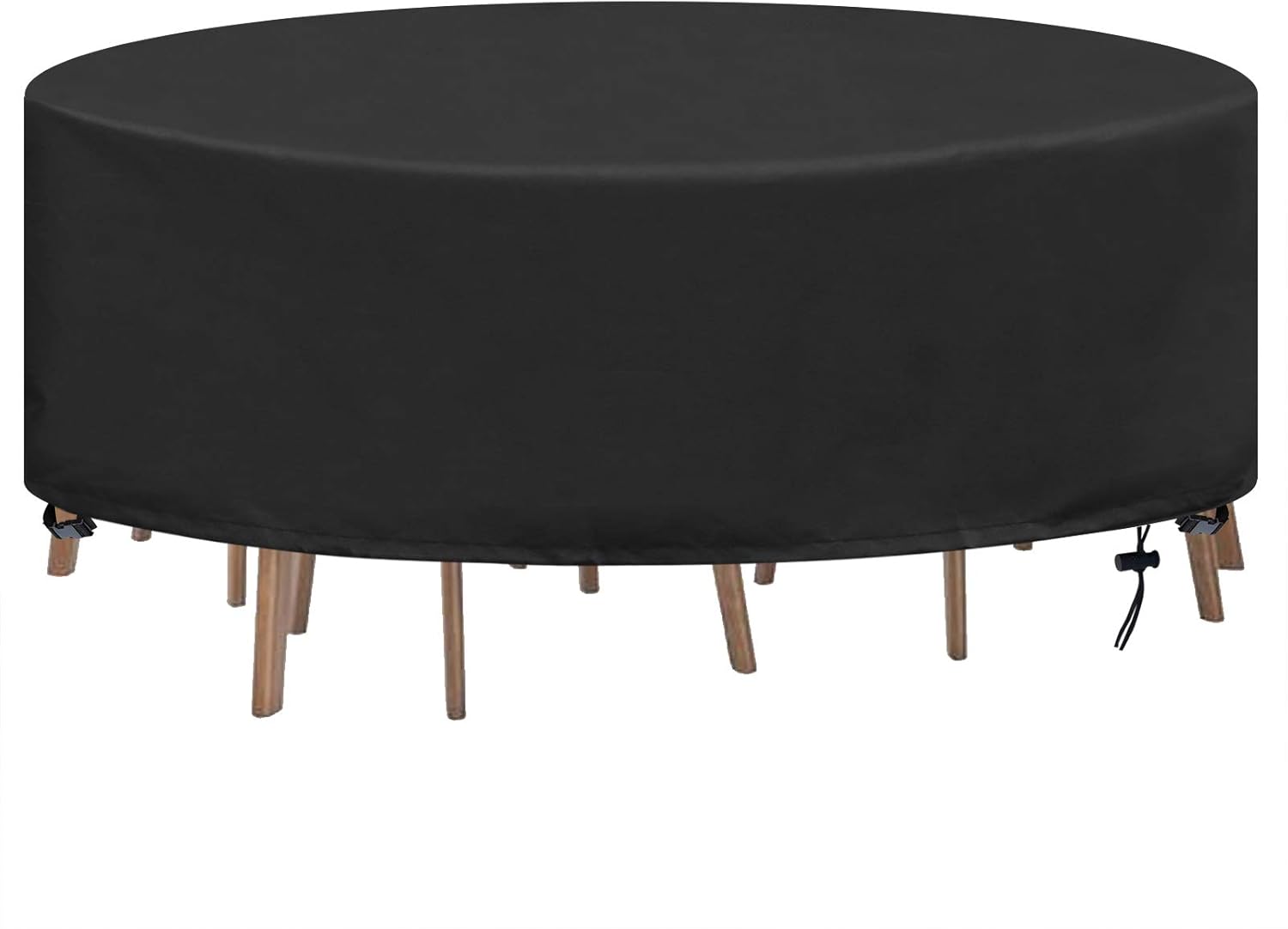 YUYO Garden Table Covers Round Garden Furniture Covers Extra Large