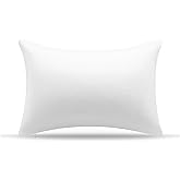 AM AEROMAX 12 × 20 Throw Pillow Memory Foam Pillow Insert - Rectangular Lumbar Support Pillow for Decorative Cushion Bed Couch Sofa - Non-Deforming Over Time