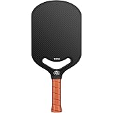 Carbon Fiber Pickleball Paddle with Aero Throat, USAPA Approved Pickleball Racket for Control, Polymer Honeycomb Core, Textured Carbon Grit Surface, 16mm Pickleball Paddles