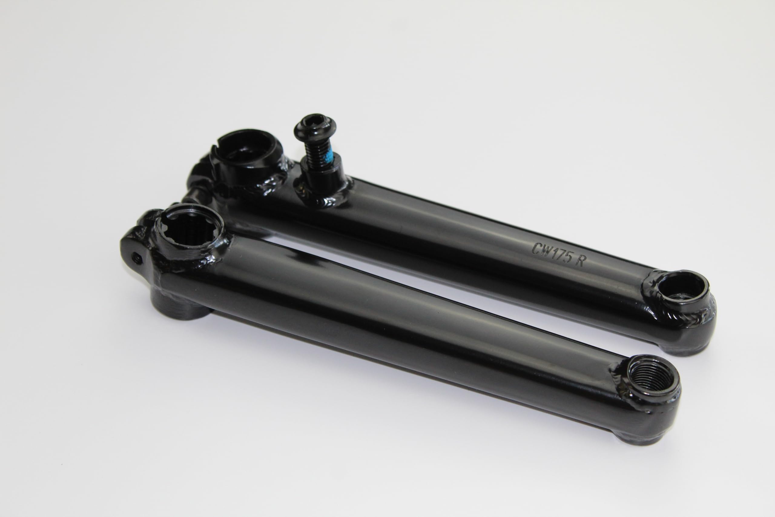 Eastern Bikes Factory Style 100% Chromoly BMX 8 Spline OEM Cranks - Black (180mm)