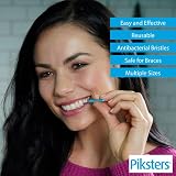 Piksters Interdental Brushes Size 6 40 Pack with Connector Cap view 3