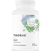 THORNE NAC, 500 mg N-Acetylcysteine, Amino Acid Supplement, 90 Capsules | Supports Respiratory &amp; Immune Health, Promotes Liver &amp; Kidney Detox*, Gluten, Dairy &amp; Soy-Free, NSF Contents Certified