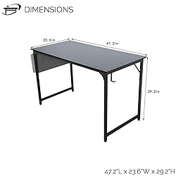 IMMWOOD Computer Desk 47 inch | Home Office Desks