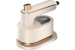 FANGJIE 2024 New Portable Mini Ironing Machine,15s Heating,1300W Handheld Multifunctional Steam Iron Support Dry and Wet Ironing,180° Rotatable & Lightweight Mini Iron Suitable for Home And Travel