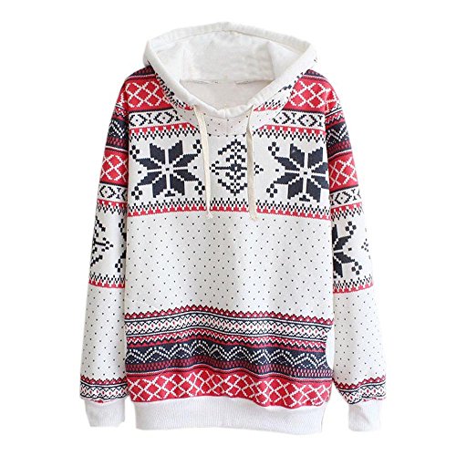 Mlide Hot Sale Sweatshirt, Women Christmas Hoodie Sweatshirt Jumper Sweater Hooded Pullover