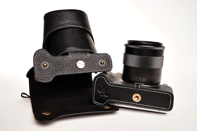 Amazon Canon キャノン Eos M3 用本革レンズカバー付カメラケース 18 55mm用 ブラック ブラウン カメラケース ストラップlk181 バッテリーケース ブラック カメラバック ケース オンライン通販 Amazon Canon キャノン Eos M3 用本革レンズカバー付カメラケース 18 55mm用 ブラック ブラウン カメラケース ストラップlk181 バッテリーケース ブラック カメラバック ケース オンライン通販