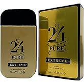 9 O'CLOCK 24 Pure Extreme Men's Cologne 3.3 Fl. Oz. Eau de Toilette Spray