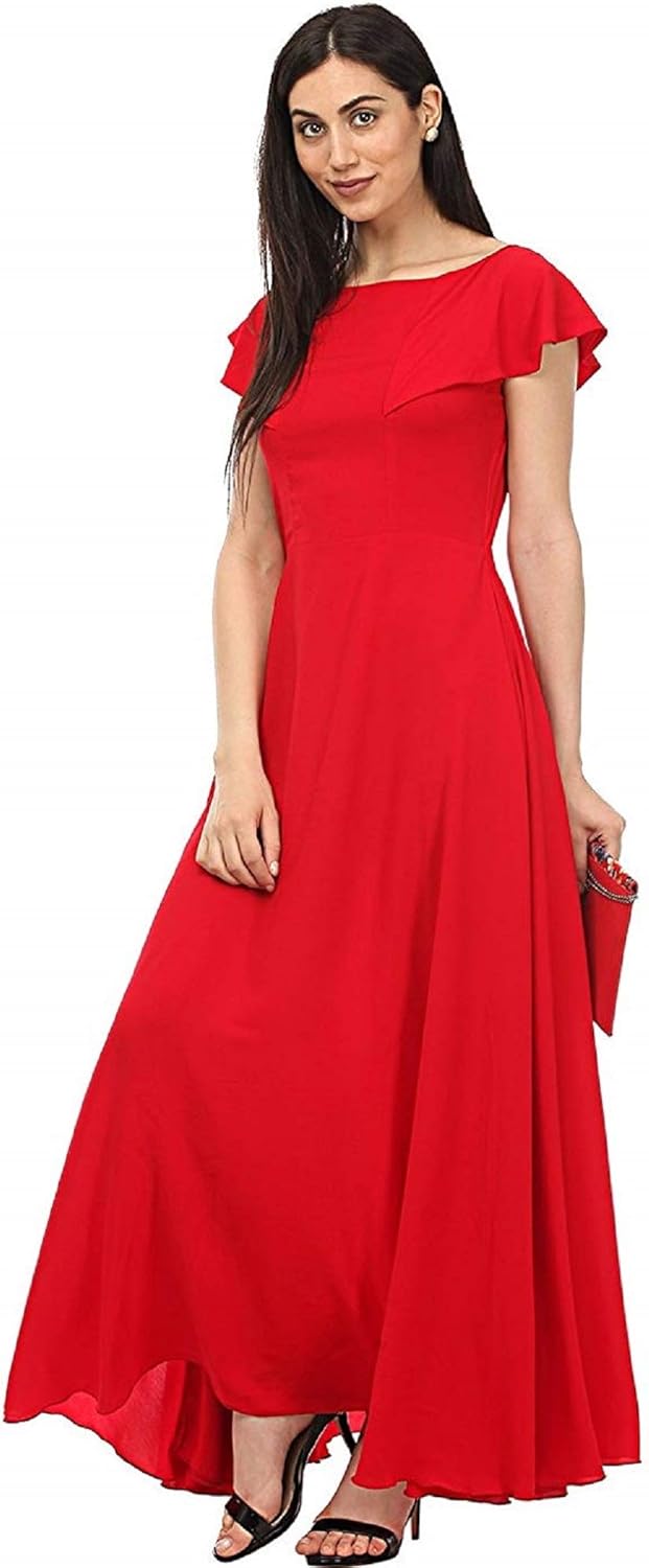 harmee fashion women's fancy look party wear gown