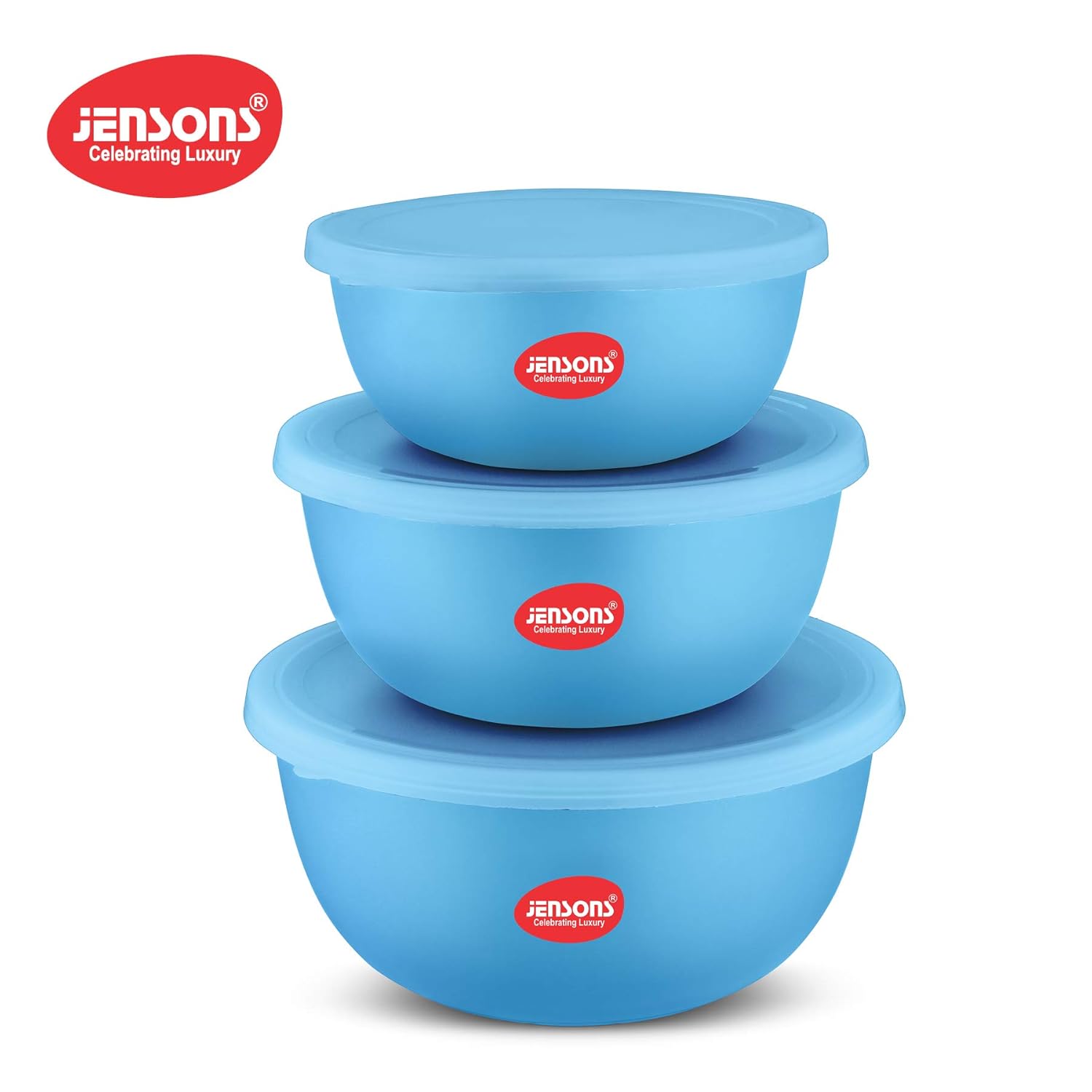 Buy Jensons Flora Stainless Steel Microwave Safe 3 Pcs. Bowl Set with