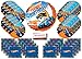 Hot Wheels Party Supplies Bundle Pack for 16 (Plus Party Planning Checklist by Mikes Super Store)