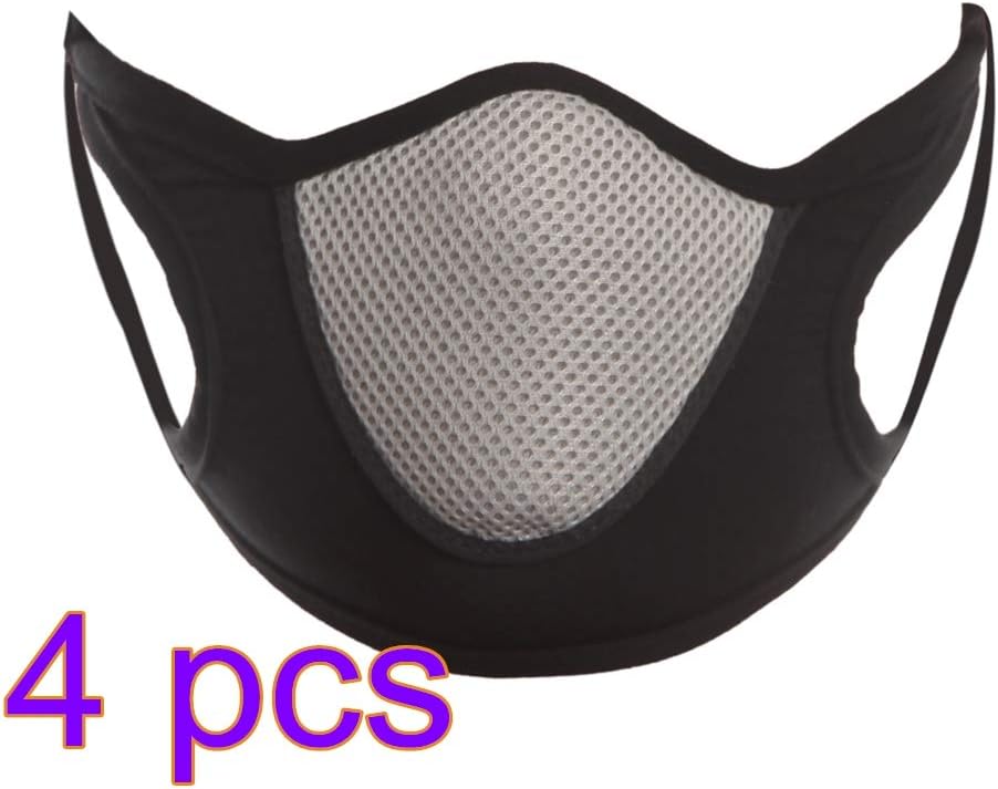 TDORA Dust Face Mask,Air Pollution Smoke Mask Activated Carbon Face Cover PM2.5 Air Filter Mask Activated Carbon Masks Mouth Cover Mask for Running Cycling Motorcycling Skiing