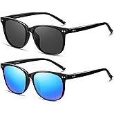 HAOLOTA Polarized Sunglasses for Women, Classic Round Sun Glasses for Driving Fishing lightweight UV400 Protection