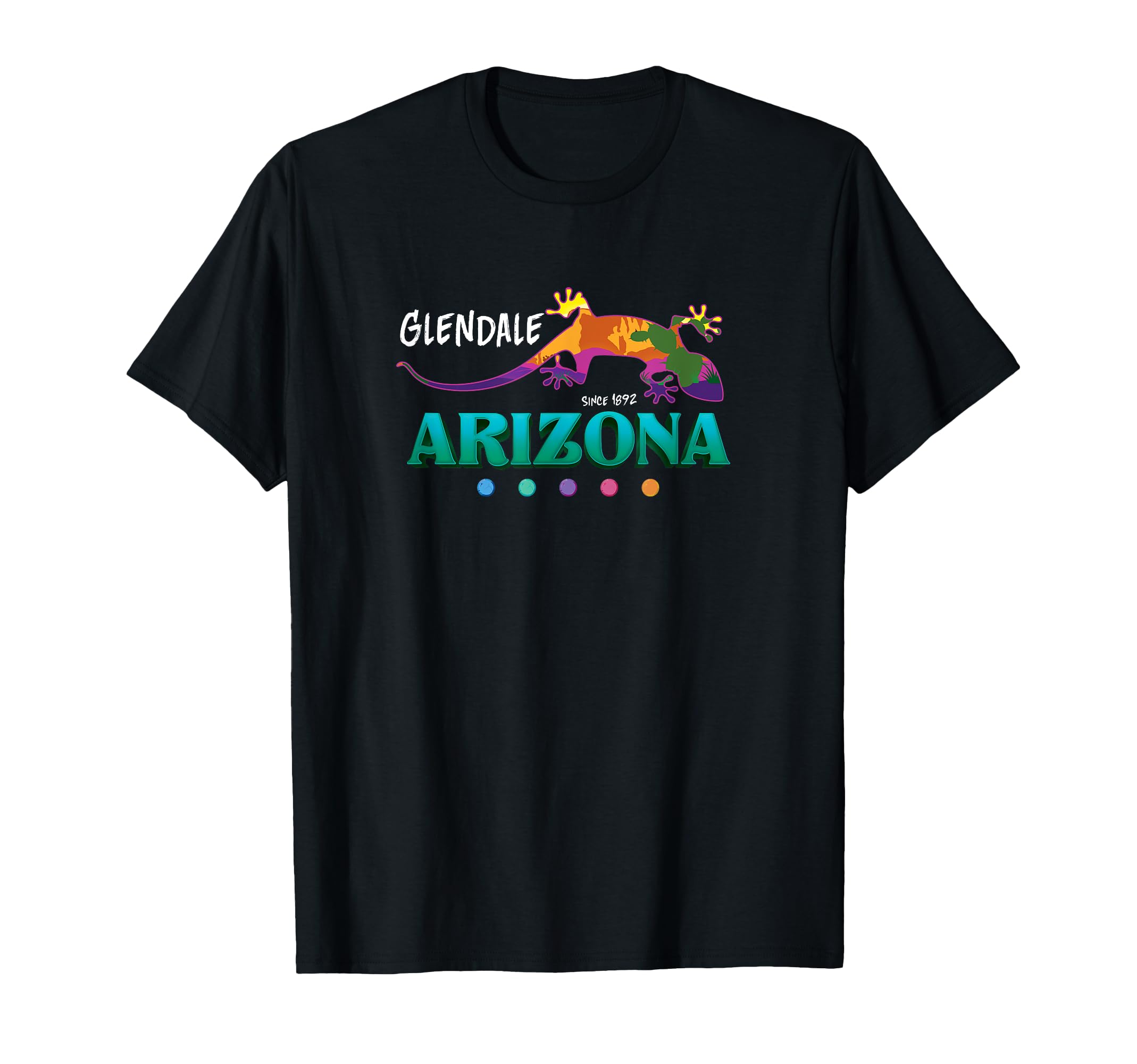 Glendale Arizona USA Desert Gecko Lizard Vacation Souvenir T-Shirt