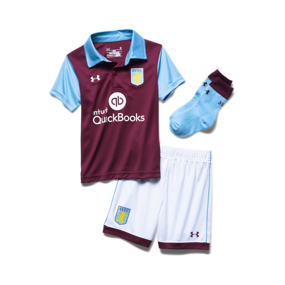 Aston Villa Kids Mini Home Kit 2016-17 (Claret/Blue, 12-18 Months)