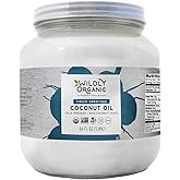 Wildly Organic Coconut Oil Virgin Unrefined (Same As Extra Virgin, Cold Pressed), Non-GMO, Raw - 64 FL OZ