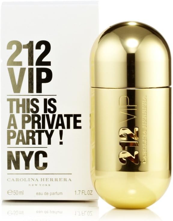 212 VIP Eau De Parfum Spray 50ml/1.7oz, red, 50 ml (Pack of 1)
