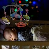 Aolso Baby Crib Toy Star Mobile Music Lights Remote Timer Blue view 7