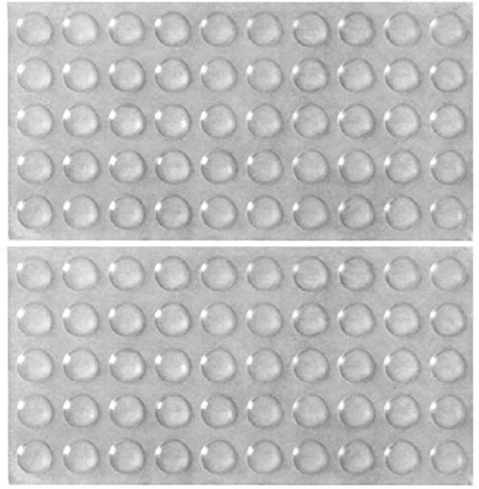 SOFT CLOSE CUPBOARD DOOR BUFFER RUBBER FEET PADS ADHESIVE BUMPER CUSHION 10mm x100 Dots
