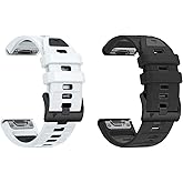 BEFIA 26mm Watch Band for Garmin Fenix 8 51mm 5x 6x pro 7x pro sapphire solar, quickfit 26 watch bands for Garmin enduro tactix delta rubber
