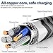 USB Type C Charger Cable, Earldom Nylon Braided USB A to C Fast Charging Cord Campatible Samsung Galaxy S8/S9/Plus/Note 8, LG V30 V20 G6 G5,Google Pixel XL 2,Nexus 6P 5X & More [6.6ft + 3.3ft]