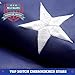 VSVO 4x6 ft American Flag for Outside, Deluxe Made USA Flag, Longest Lasting, Heavy Duty 420D Nylon, Embroidered Stars, Sewn Stripes, Brass Grommets, The Best US Outdoor Flags.