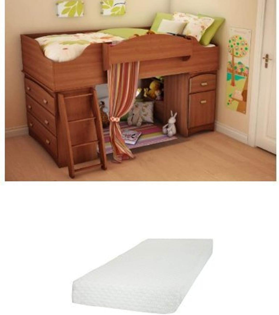 south shore imagine twin loft bed