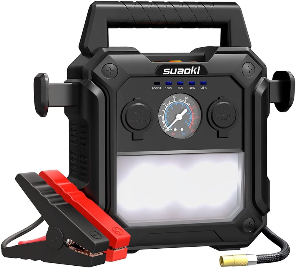 Best Battery Booster Pack Air Compressor