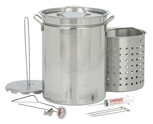 Bayou 1118 Classic - Freidora de Acero Inoxidable (32 Quart): Amazon.es: Jardín
