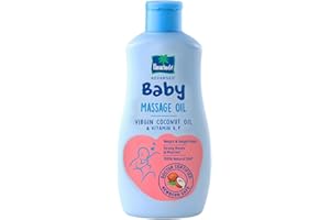 P@rachute Advansed Baby Massage Oil for New Born| 100% Virgin Coconut Oil | Clinically Proven for Better Growth| Vitamin E & 