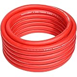 4 Gauge Red 25ft Power/Ground Wire True 4 AWG Power Wire-True Spec and Soft Touch Cable (Red)