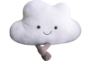 Cloud Shaped Plush Throw Pillow, Cute Decorative Pillow for Kids Nursery Bedroom/19.7x13.8in
