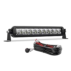 LED Light Bar 12 inch, 4WDKING Screwless 50W IP69K