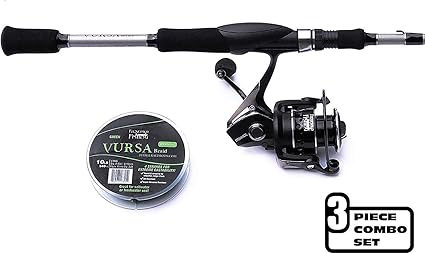 bass fishing spinning combo