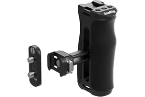 SmallRig HawkLock H21Quick Release Side Handle, Camera Cage Handle with NATO Rail, for Left or Right Hand, 43mm/1.7in Up and 