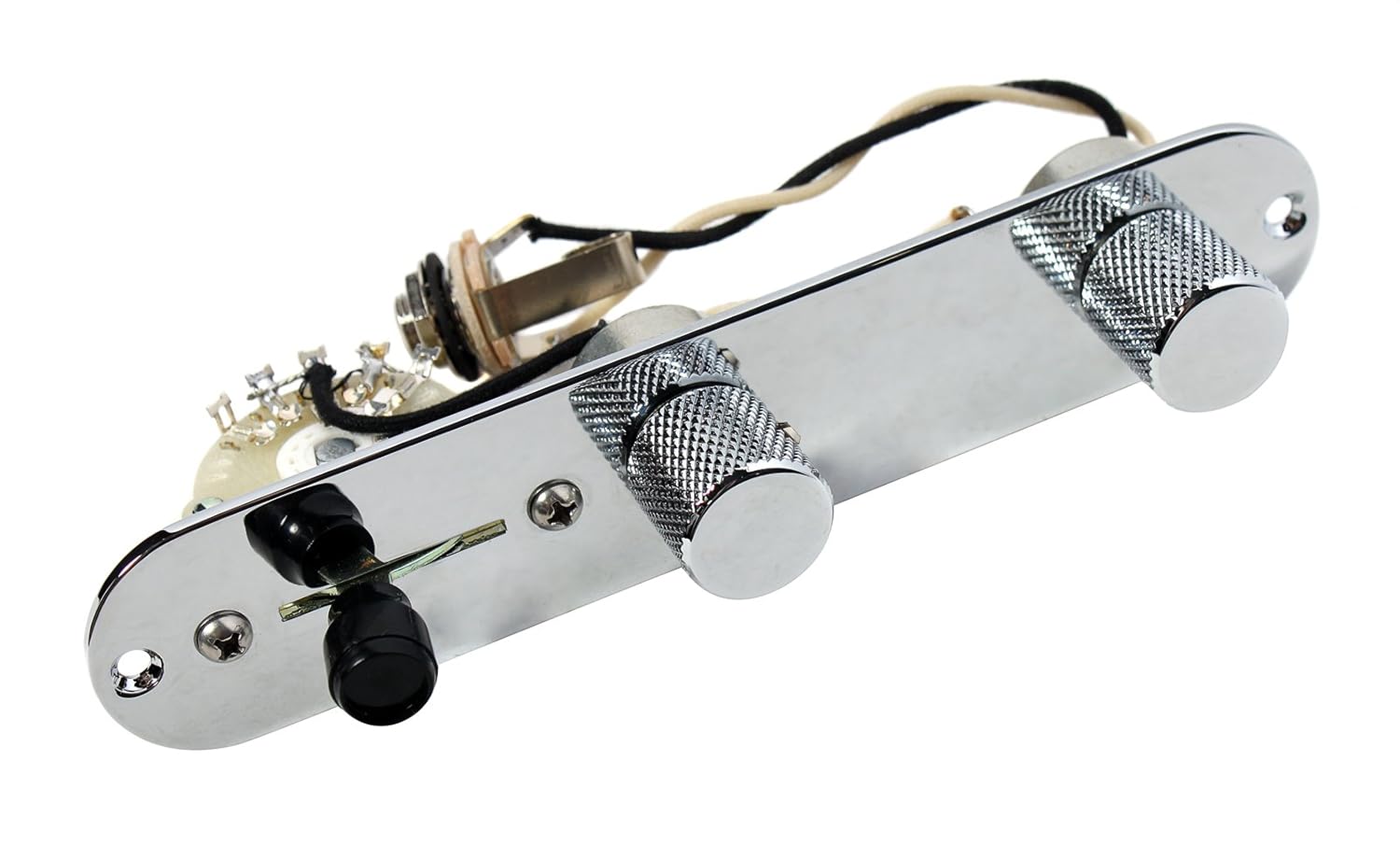 Amazon.com: Fender Tele Telecaster 4 Way Control Plate w/Oak Grigsby Switch  - CTS Pots: Musical Instruments