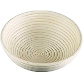 Frieling Round Proofing Basket, Brotform Bread Rising Banneton and Serving Basket, 10-Inch