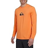 Quiksilver Men's Swimwear Regular Fit UPF 50 Long Sleeve Sun Tee Rash Guard Shirt (S-XXL)