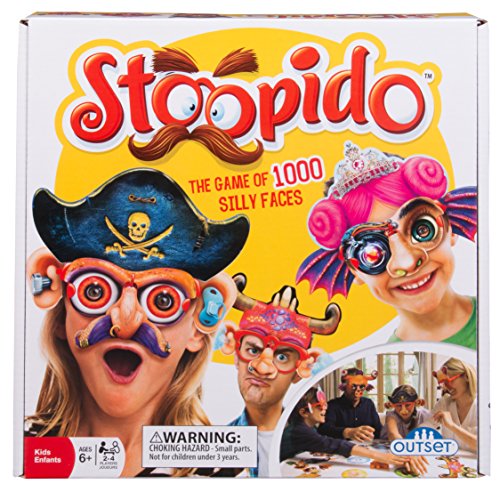 Stoopido - the Game of 1000 Silly Faces - Includes 25 Double-Sided Face Masks for Endless Combinations - Ages 6+
