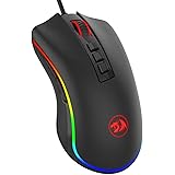 Redragon M711 Cobra Gaming Mouse with 16.8 Million RGB Color Backlit, 10,000 DPI Adjustable, Comfortable Grip, 7 Programmable