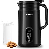 Arcmira 6 in 1 Nut Milk Maker Machine, 20oz(600ml) Soy Milk Maker Machine | Blender for Homemade Almond/Soy/Oat/Plant-Based/Non-Dairy Beverages, Almond Milk Maker, Delay Start/Boil Water/Keep Warm