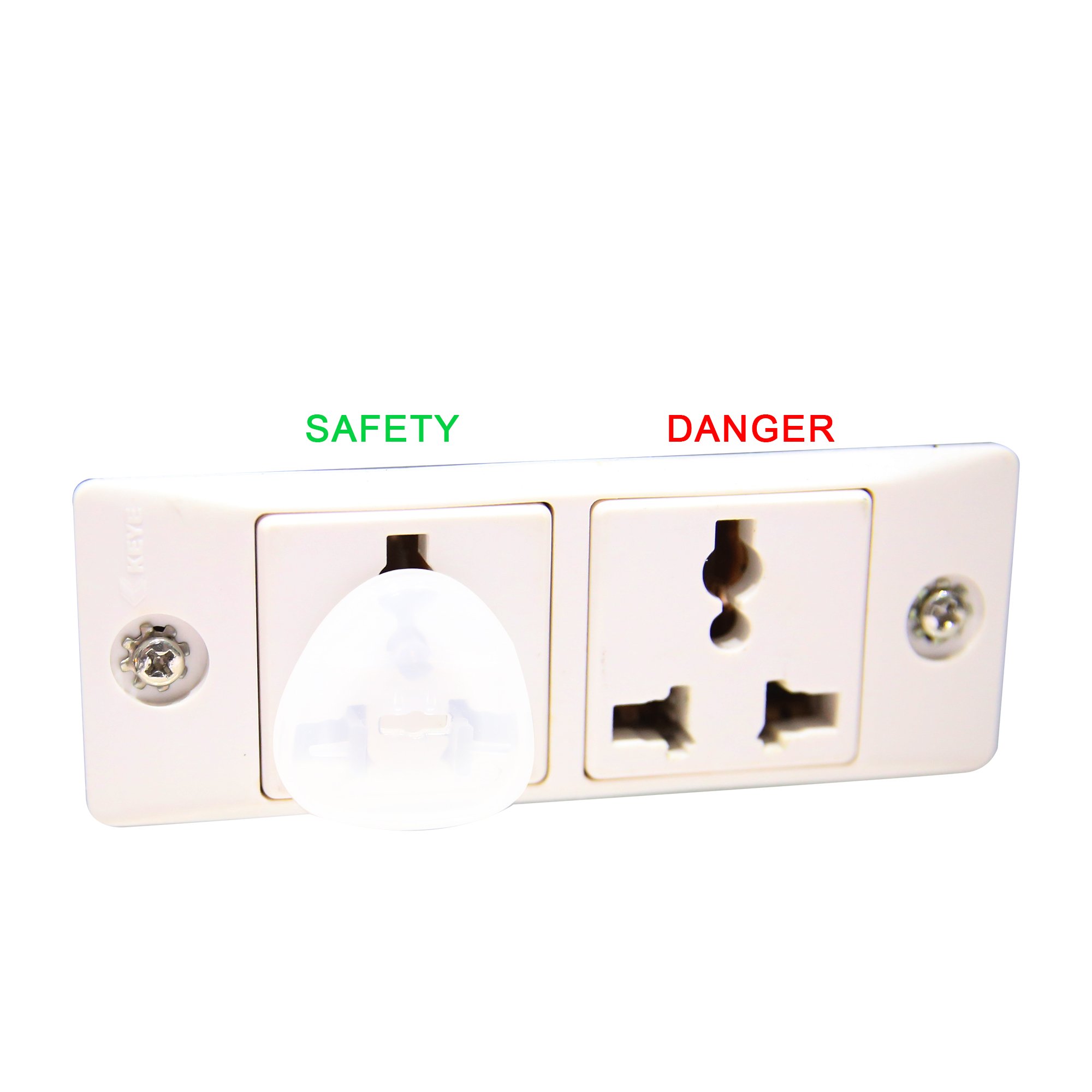 Ninuo Outlet Covers Baby Proofing Clear Electrical Plugs Protector For Child Safety With Key (50