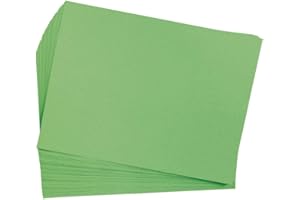Colorations 9" x 12" Mediumweight Green Construction Paper - 50 Sheets, Arts and Crafts, School Supplies, Drawing, Coloring, 