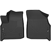 Husky Liners Weatherbeater Floor Mats | Fits 2018 - 2024 Buick Enclave & Chevrolet Traverse (2024 Limited Only) | Front Row, 2-pc Black - 13251
