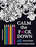 Calm the F*ck Down: An Inappropriate And Humorous Adult Coloring Book by Oancea Camelia